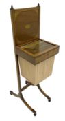 Edwardian mahogany sewing box