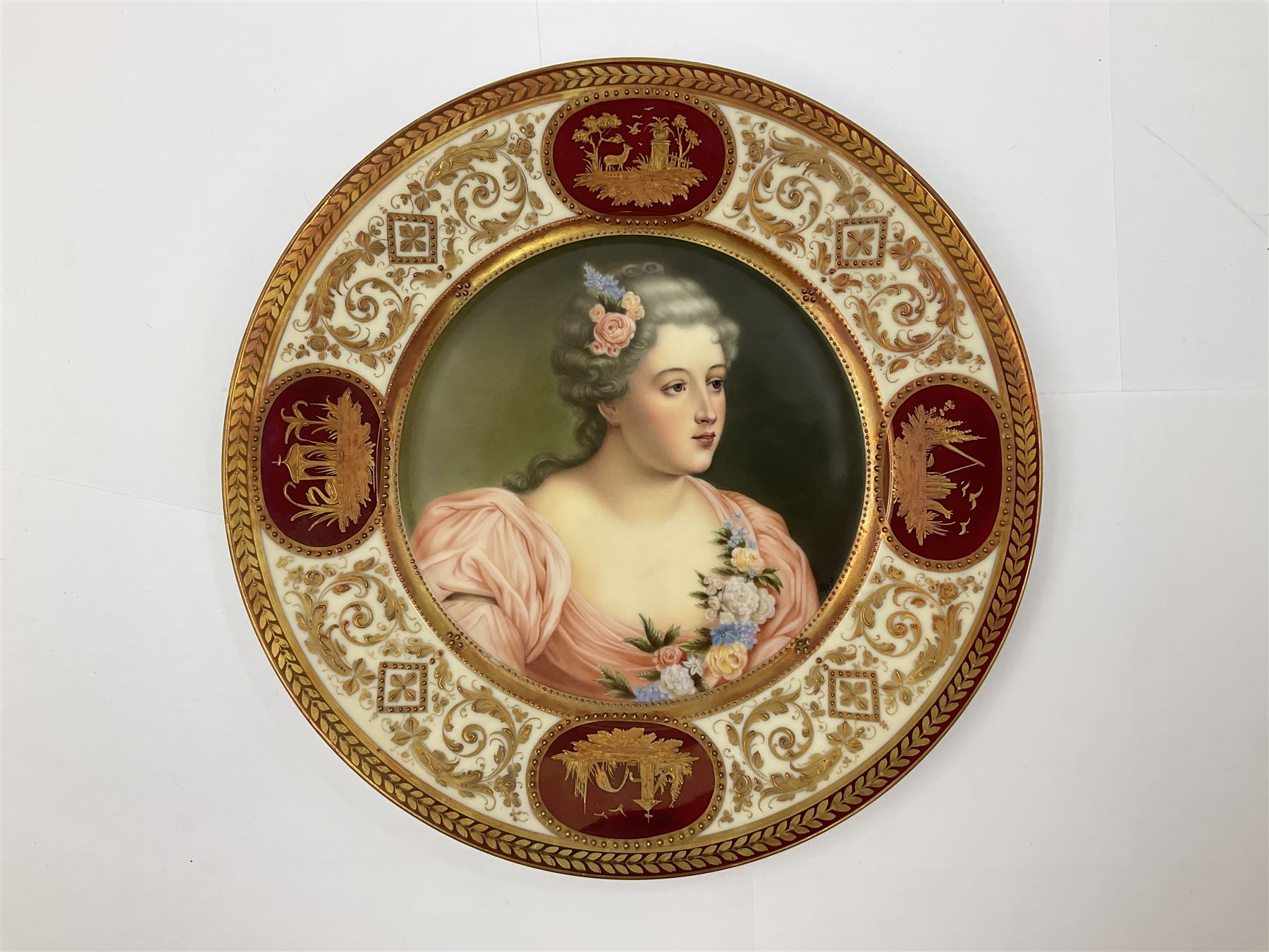 Two late 19th century cabinet plates in the manner of Vienna - Image 14 of 24