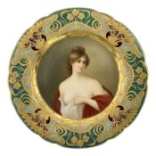 Late 19th century Vienna cabinet plate