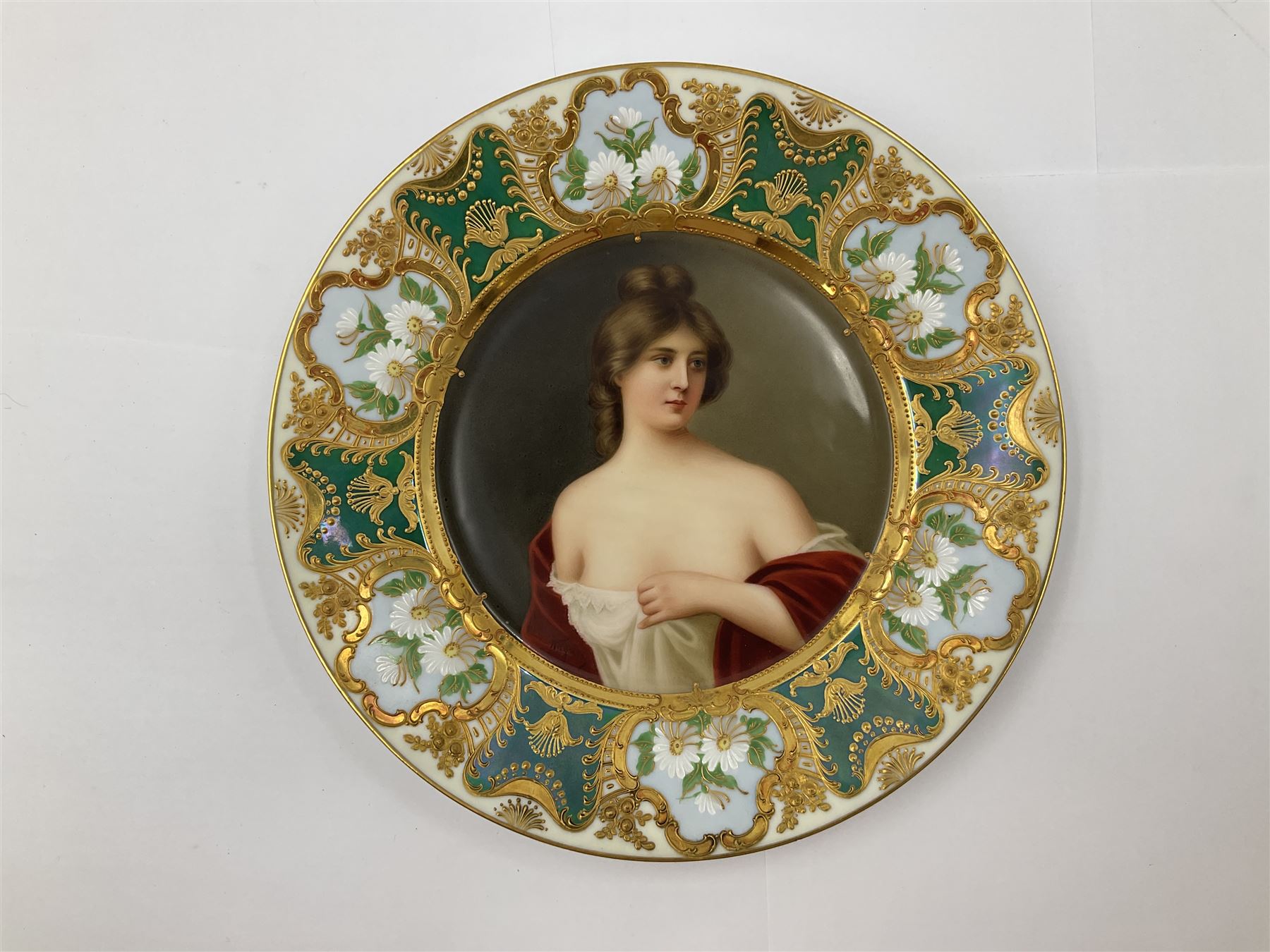 Two late 19th century cabinet plates in the manner of Vienna - Image 4 of 24