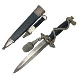 German Paul Weyersberg & Co Solingen DLV flyers dagger with 18cm steel blade