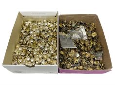 Large quantity of original predominantly military uniform buttons