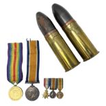 WW1 pair of medals comprising British War Medal and Victory Medal awarded to T4-088269 Dvr. P. Stath