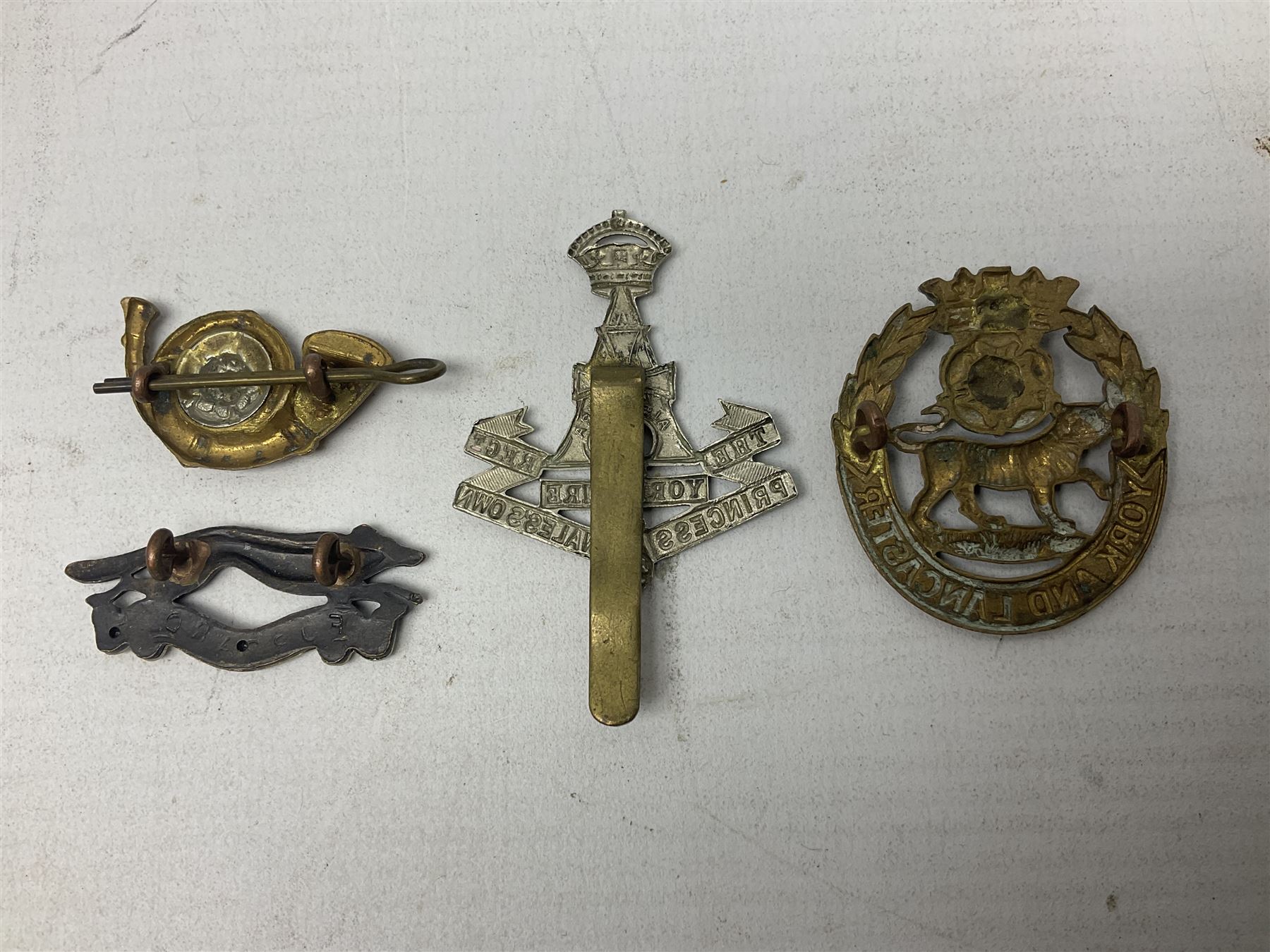 South African Army Orange Free State Artillery badge; three Commonwealth badges; and twelve Yorkshir - Image 5 of 11