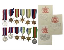Twelve WW2 medals comprising four Atlantic Stars