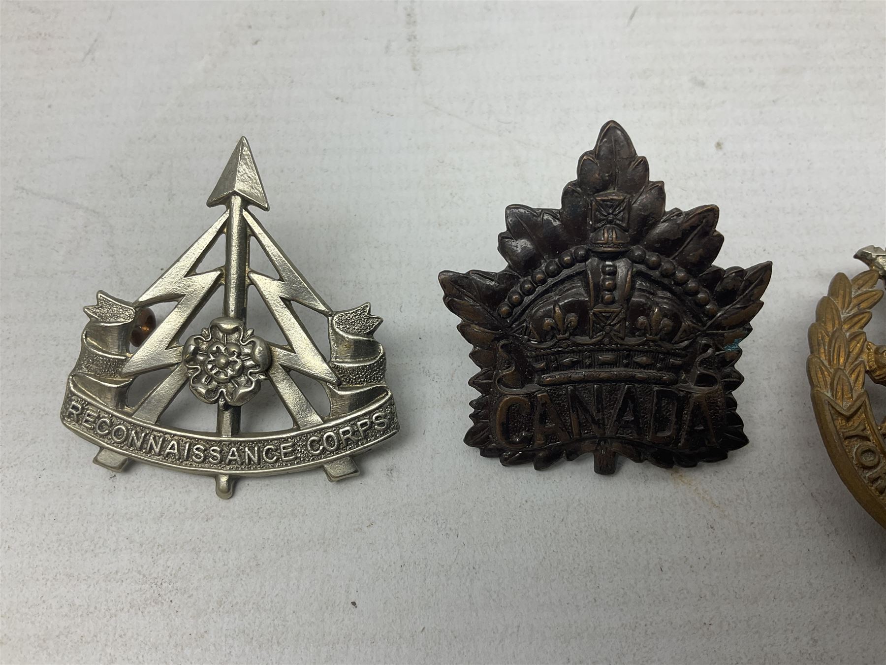 South African Army Orange Free State Artillery badge; three Commonwealth badges; and twelve Yorkshir - Image 6 of 11