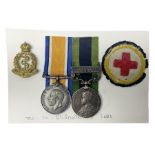 George V India General Service Medal with Afghanistan N.W.F. 1919 clasp and WW1 British War Medal aw