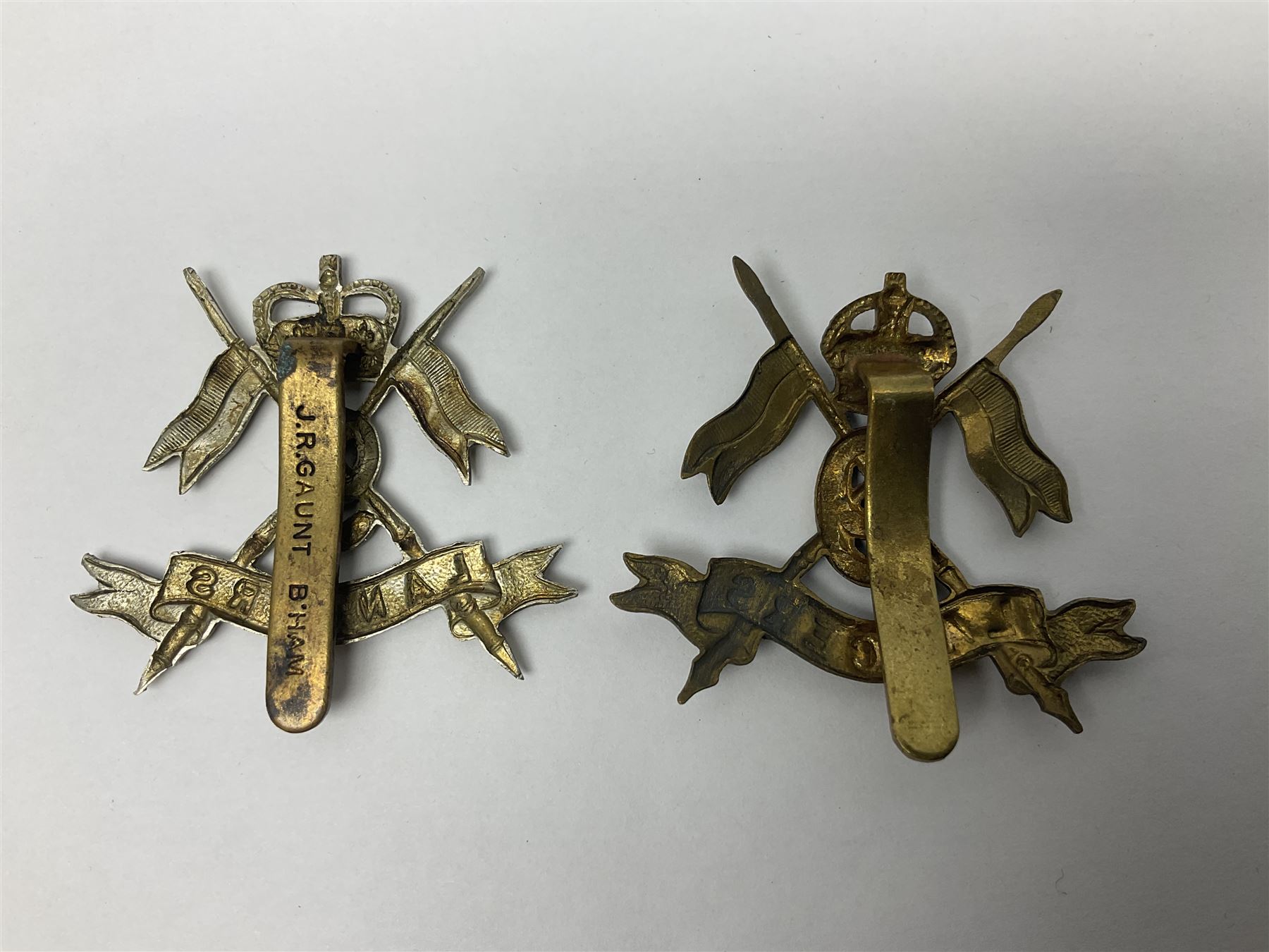 Nine Lancers metal cap badges including 9th - Image 7 of 17