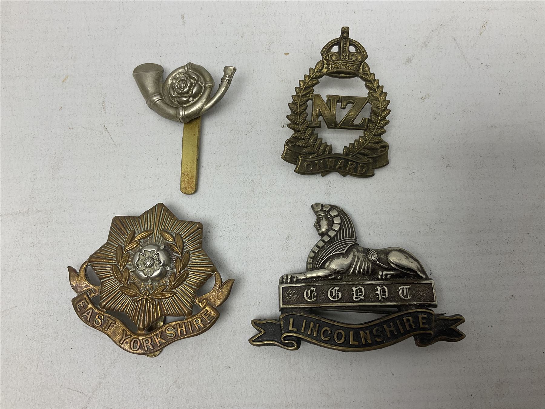 South African Army Orange Free State Artillery badge; three Commonwealth badges; and twelve Yorkshir - Image 2 of 11