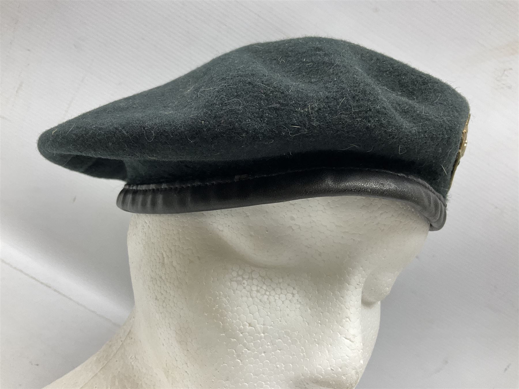 WW1 British Army Derby Scheme 1915 Attested armband; beret with East Yorkshire cap badge; pair of fu - Image 17 of 19
