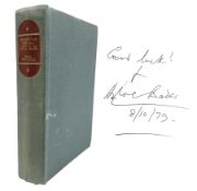 Douglas Bader signature - Reach For The Sky by Paul Brickhill. 1955 Companion Book Club Edition. Sig