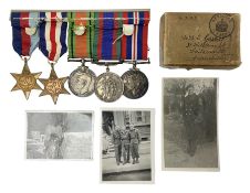 WW2 group of five medals comprising 1939-1945 War Medal