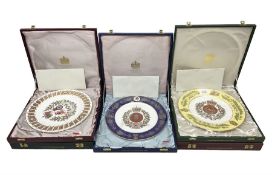 Five Spode Mulberry Hall limited edition Regimental commemorative plates - Parachute Regiment No.51/