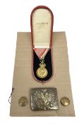 WW1 Austrian gilded bronze grade Military Service medal