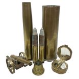 Reproduction brass pocket sextant