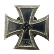 German Iron Cross 1st Class with screw back bearing maker's mark for Friedrich Orth Wien Austria