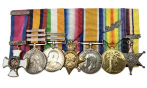 South Africa/WW1 Distinguished Service Order group of seven medals comprising D.S