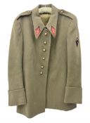 WW2 French Artillery Officer's greatcoat; bears label 'P. Vauclair 40 Boul. du Montparnasse Paris (i