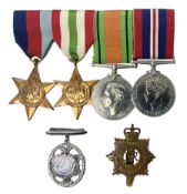 WW2 group of four medals comprising 1939-1945 War Medal
