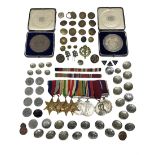 WW2 group of eight medals comprising 1939-1945 War Medal