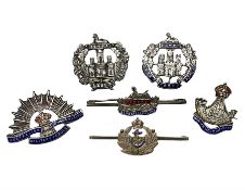 Six silver sweetheart brooches - Australian Commonwealth Military Forces