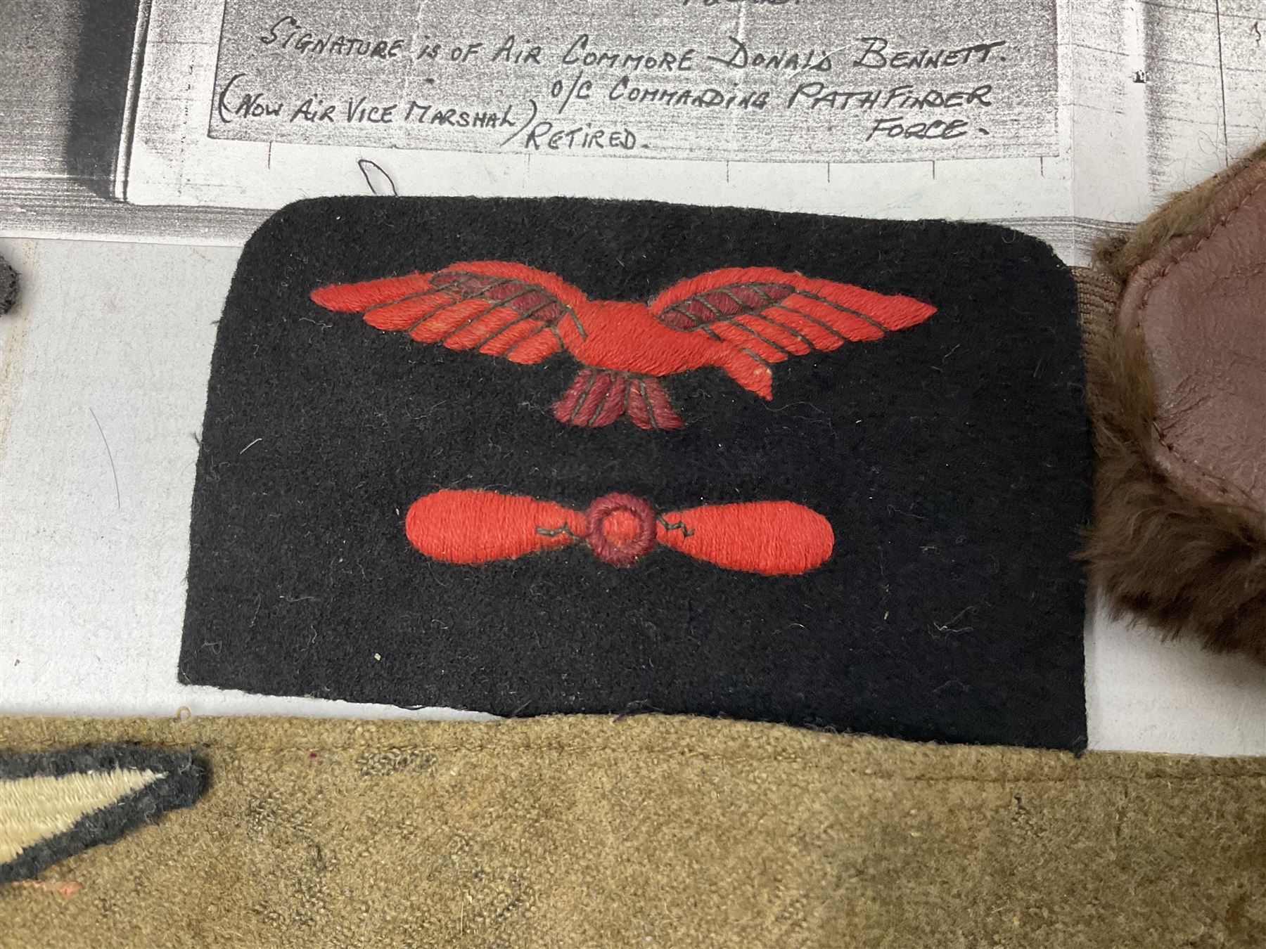 WW1 British Army Derby Scheme 1915 Attested armband; beret with East Yorkshire cap badge; pair of fu - Image 6 of 19