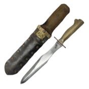 Scratch-built fighting/throwing knife
