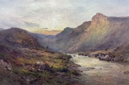 Alfred de Bréanski Snr. RBA (British 1852-1928): A Selkirk Valley