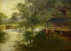 Frederick (Fred) William Elwell RA (British 1870-1958): A Quiet Water