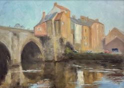 Neil Tyler (British 1945-): 'Elvet Bridge Durham'