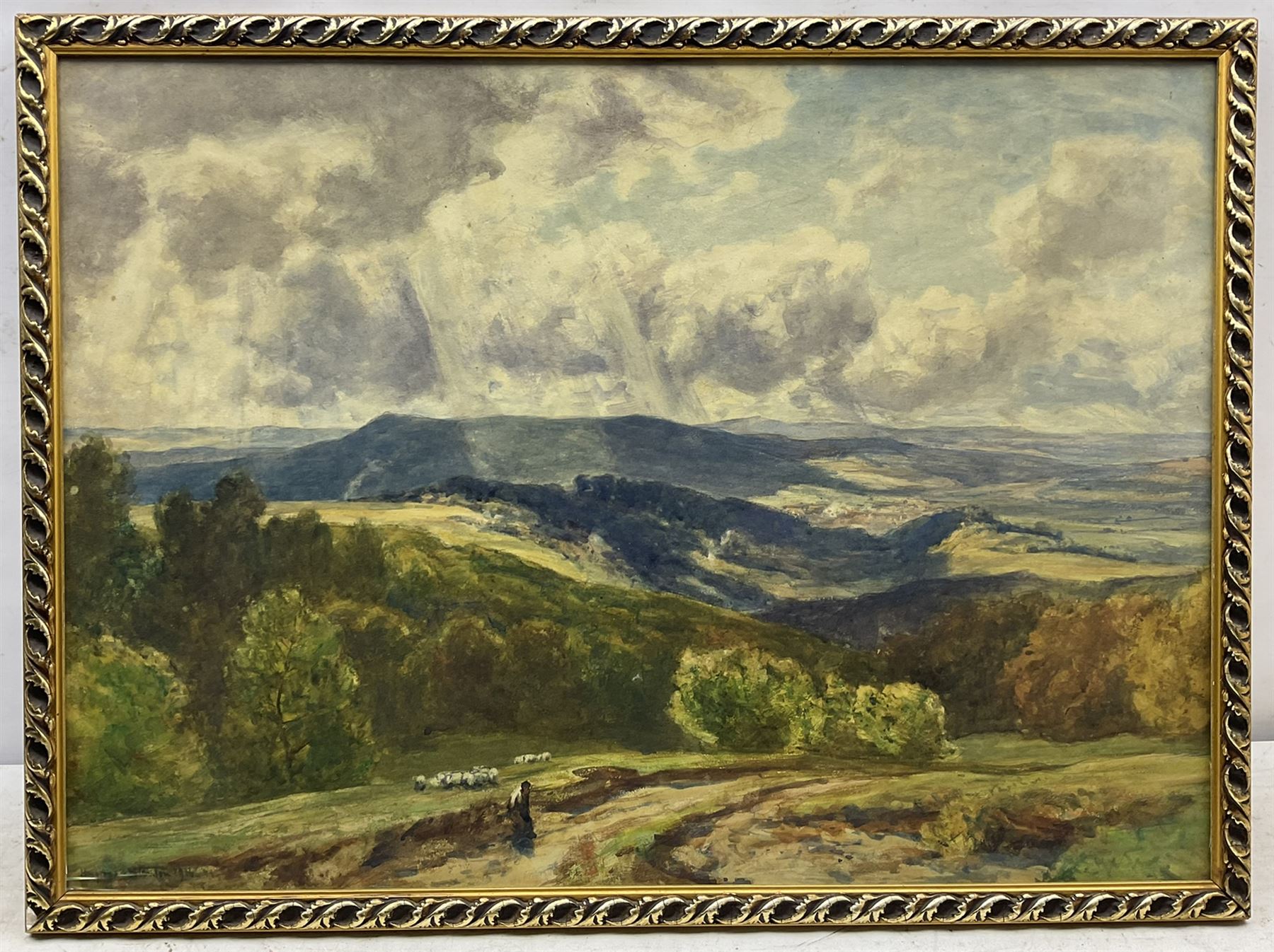 Sir Herbert Edwin Pelham Hughes-Stanton RA (British 1870-1937): 'Haslemere from Hindhead' - Image 2 of 4