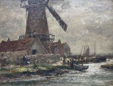 Owen Bowen (Staithes Group 1873-1967): Cley Windmill - Norfolk