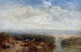 James Webb (British 1825-1895): River Swale 'Near Richmond Yorkshire'