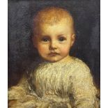 Circle of George Frederic Watts (British 1817-1904): Portrait of a Young Child