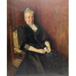 William Ewart Lockhart RSA (Scottish 1846-1900): Portrait of Mary Polson (1832-1911)