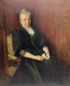 William Ewart Lockhart RSA (Scottish 1846-1900): Portrait of Mary Polson (1832-1911)