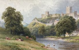 Harold Sutton Palmer (British 1854-1933): 'Richmond Yorkshire from the East'