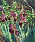 Catherine Tyler (British 1949-): 'Irises'