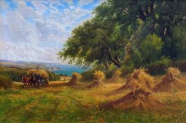 Arthur Stanley Wilkinson (British 1860-1930): 'Harvest Time on the Coast of Devon'