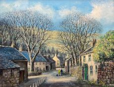 Jack Rigg (British 1927-): A Yorkshire Dales Village