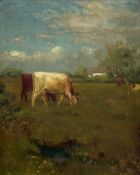 J Burns (Early 20th century): Cows Grazing