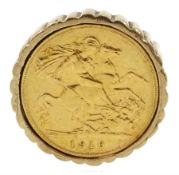 King Edward VII 1910 gold half sovereign