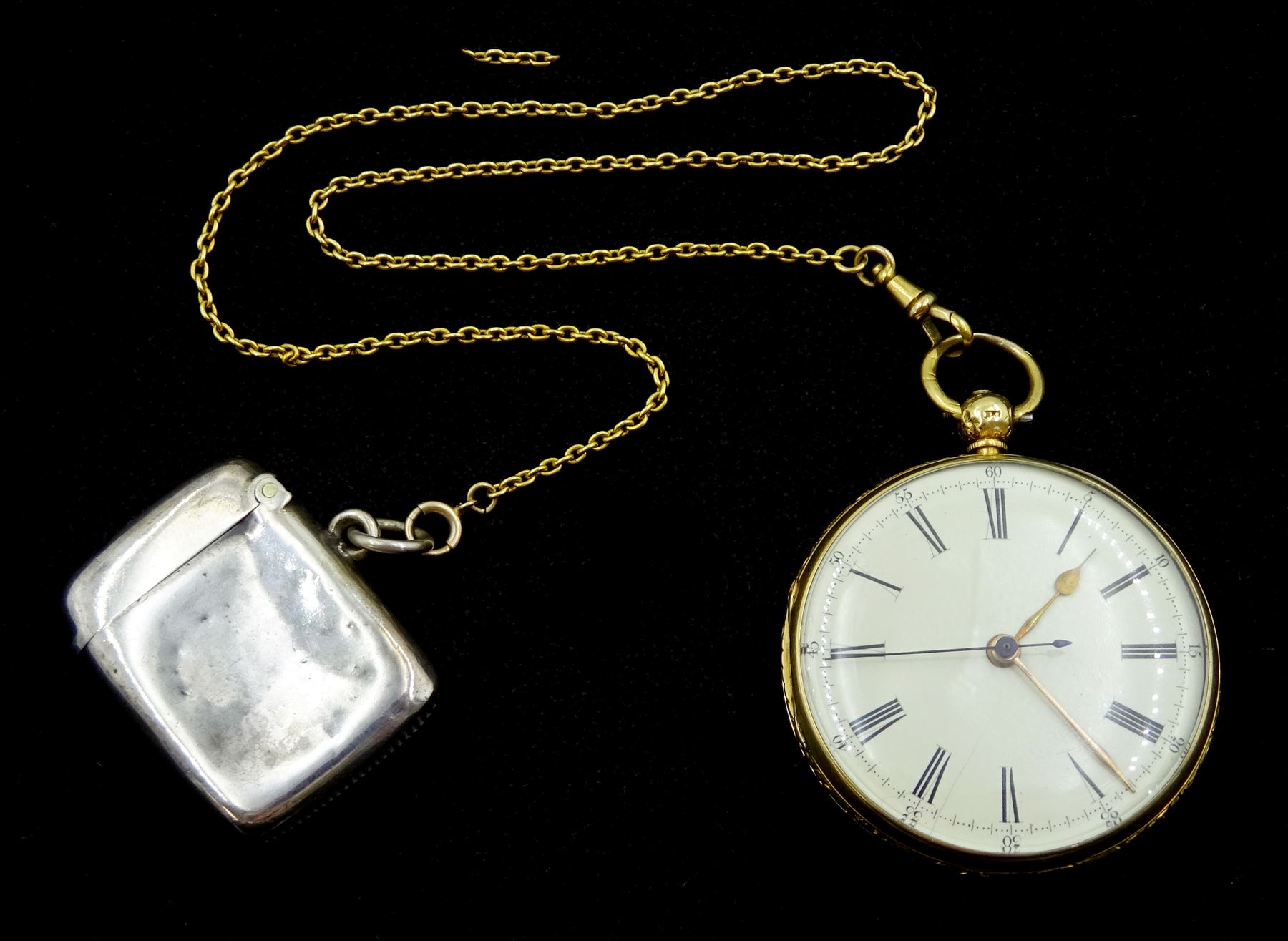 Victorian 18ct gold open face English lever fusee pocket watch by Frisch & Schierwater - Image 2 of 7