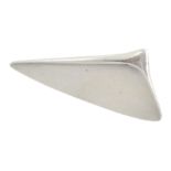 Georg Jensen silver modernist brooch designed by Henning Koppel