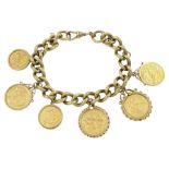 9ct gold curb link bracelet