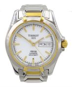 Tissot PR 100 gentleman's stainless steel automatic wristwatch