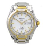 Tissot PR 100 gentleman's stainless steel automatic wristwatch