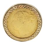 Queen Victoria 1872 gold full sovereign