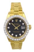 Rolex Oyster Perpetual Datejust ladies 18ct gold automatic wristwatch