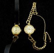 Tudor Royal 9ct gold ladies manual wristwatch
